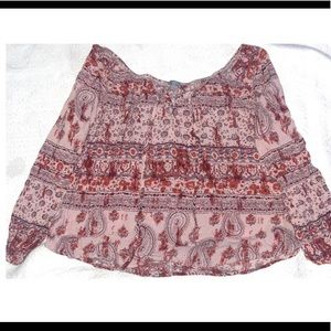 Detailed soft pink Blouse